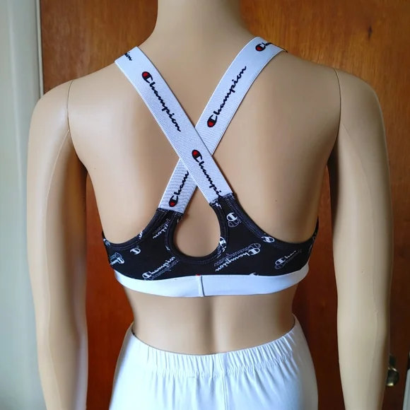 Champion Sports Bra with All Over Logo size XS NWT - Picture 2 of 4